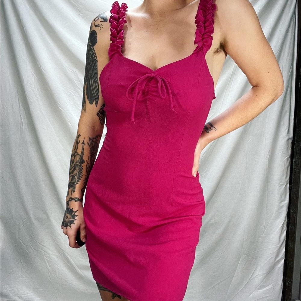 Beautiful deep pink dress